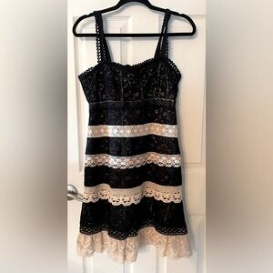 Nanette Lepore Black Lace Elegant Dress Size 4
